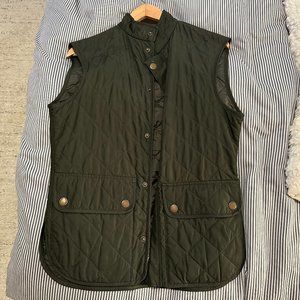 Barbour Lowerdale Vest Gilet in Olive Green Size Small
